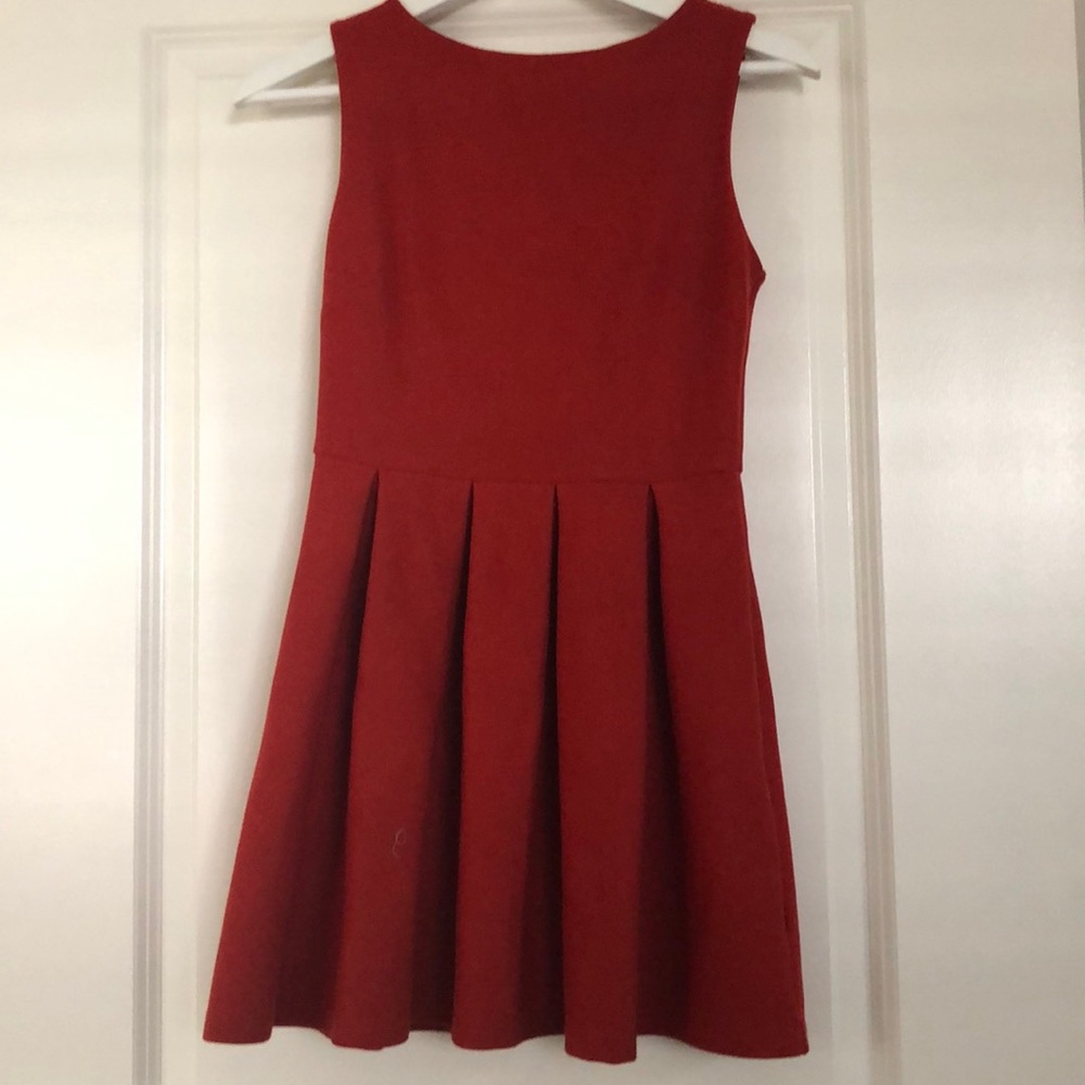 Topshop dark organ dress
